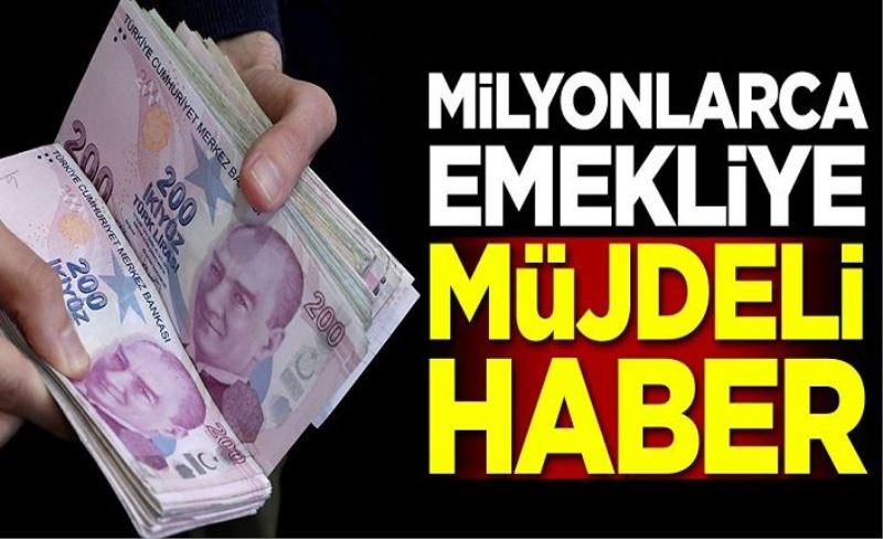 Emeklinin zamlı maaşı için çalışmalar başladı