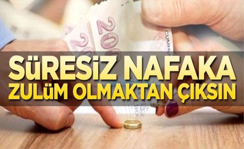 Nafaka zulüm olmaktan çıksın