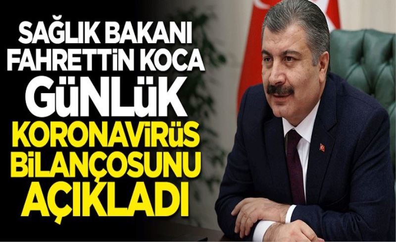 12 Temmuz koronavirüs bilançosu açıklandı! Bakan Koca duyurdu: Yeni vaka sayımız...