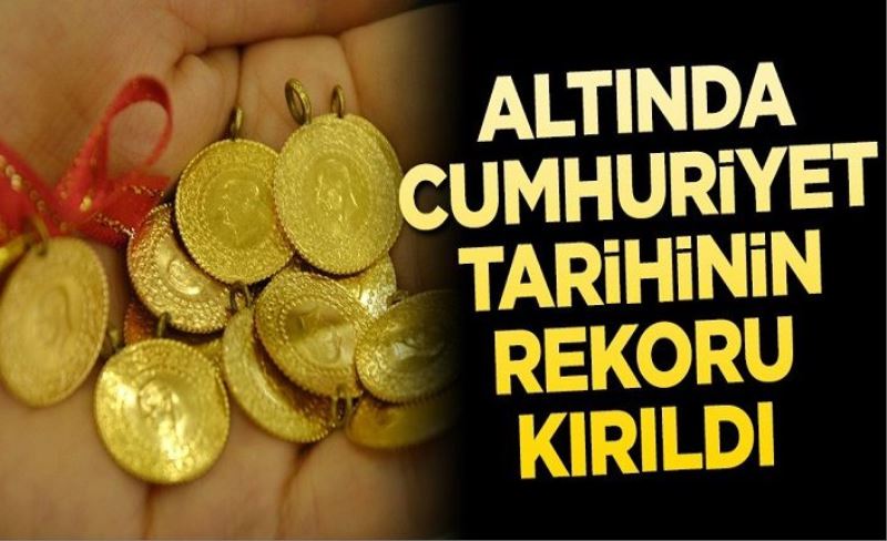 Altın bir günde 5 lira artarak Cumhuriyet tarihinin rekorunu kırdı!