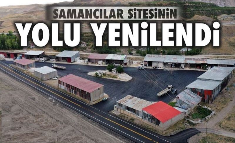 BÜYÜKŞEHİR BELEDİYEMİZ SAMANCILAR SİTESİNİN YOLUNU YENİLEDİ