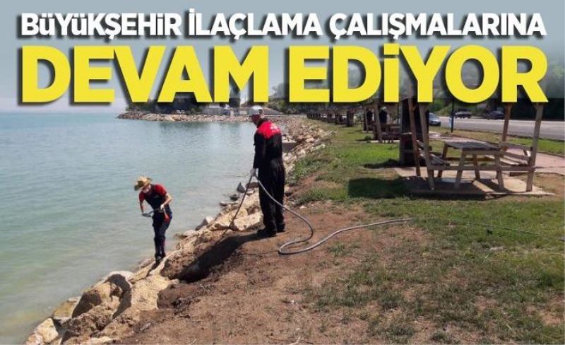 Büyükşehir’in ilaçlama çalışmaları devam ediyor