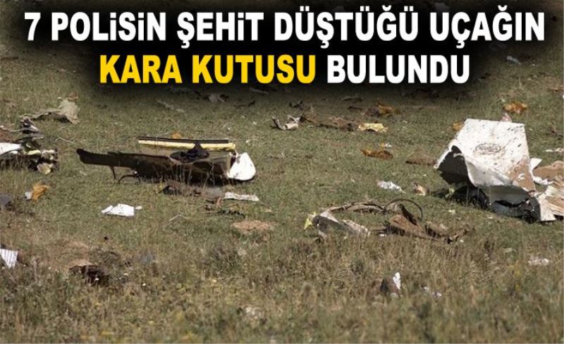 Düşen uçağın kara kutusu bulundu