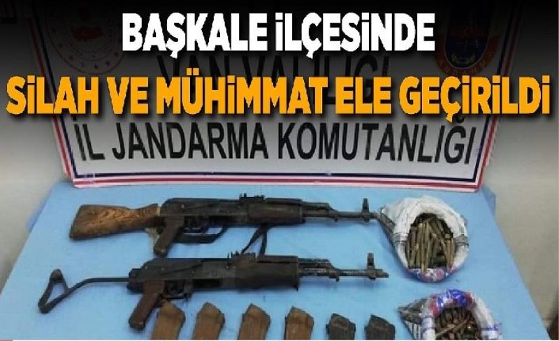 Jandarma ve polisin operasyonunda silah ve mühimmat ele geçirildi