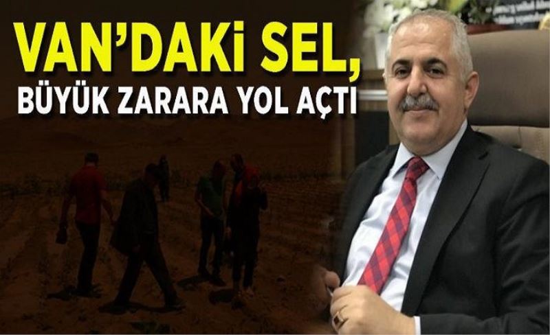 Van'daki sel, büyük zarara yol açtı