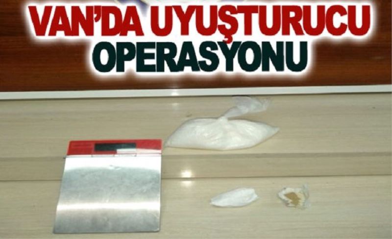 Van’da uyuşturucu operasyonu