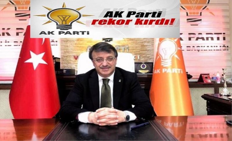 Ak Parti Van Teşkilatı üye kaydında rekor kırdı