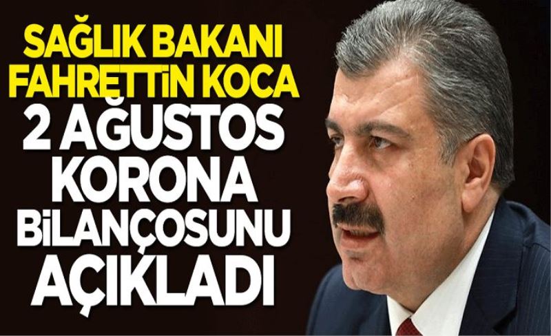 Bakan Fahrettin Koca son bilançoyu açıkladı