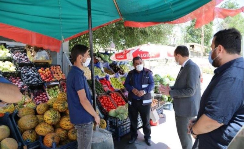 Başkale'de koronavirüs denetimleri sürüyor