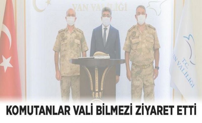 Komutanlardan Vali Bilmez’e ziyaret