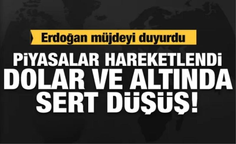 Müjde açıklandı! Dolar ve altında sert düşüş!