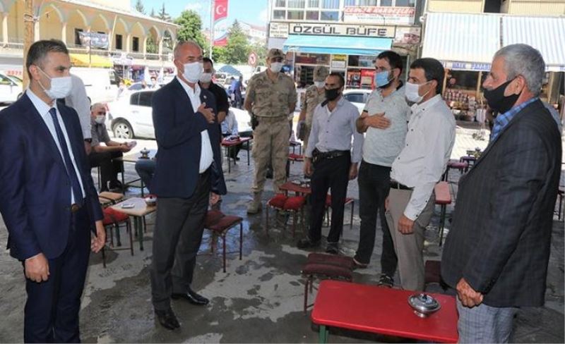 Tuşba’da kaymakam ve belediye başkanından koronavirüs denetimi…