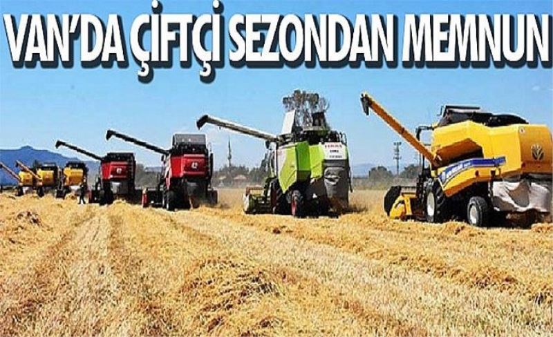 Van’da çiftçi sezondan memnun