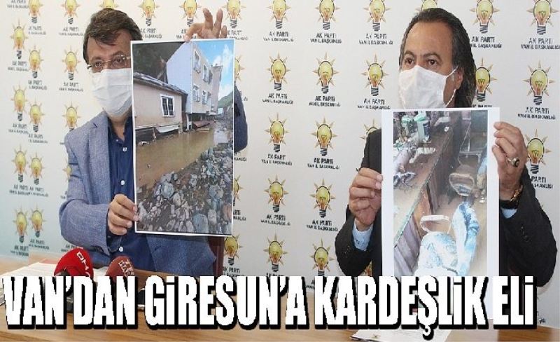 Van’dan Giresun’a kardeşlik eli