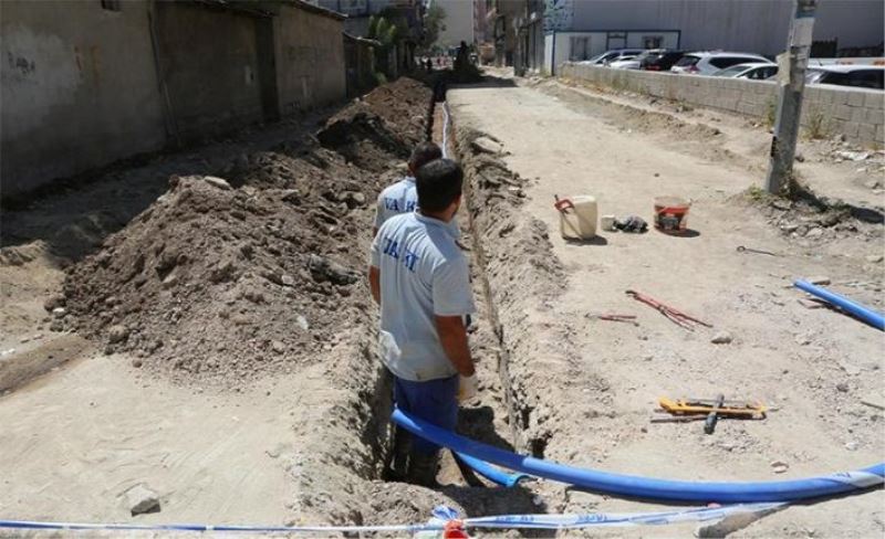 VASKİ, 30 yıllık su hattını yeniledi