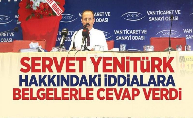 Yenitürk: Katkılarımız belgelerle mevcut