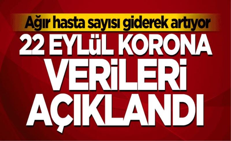 22 Eylül koronavirüs tablosu! Vaka, ölü sayısı ve son durum açıklandı