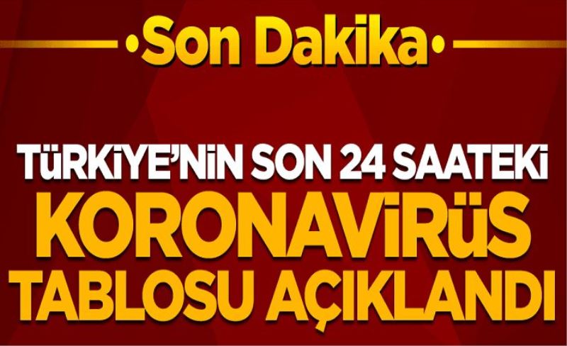 26 Eylül koronavirüs tablosu! Hasta, ölü sayısı ve son durum açıklandı