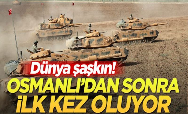 Dünya şaşkın! Osmanlı'dan sonra ilk kez oluyor