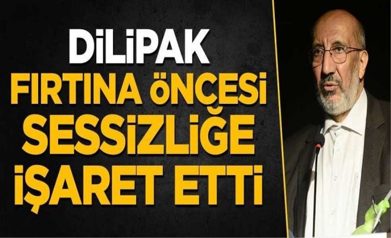 Fırtına öncesi sessizlik