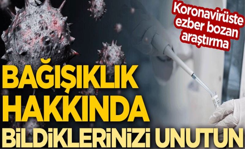 Koronavirüste ezber bozan araştırma! Bağışıklık hakkında bildiklerinizi unutun