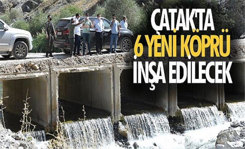 Van Büyükşehir Çatak'ta 6 yeni köprü inşa ediyor
