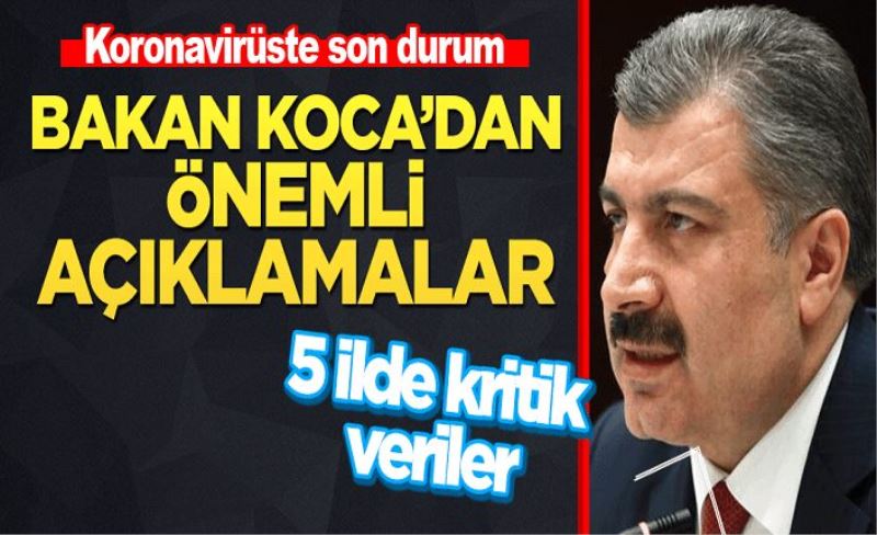 9 Ekim koronavirüs tablosu! Hasta, ölü sayısı ve son durum açıklandı! Sağlık Bakanı Fahrettin Koca'dan önemli açıklamalar