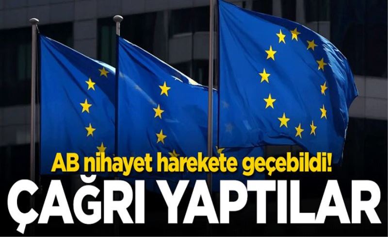 AB nihayet harekete geçebildi! Çağrı yaptılar