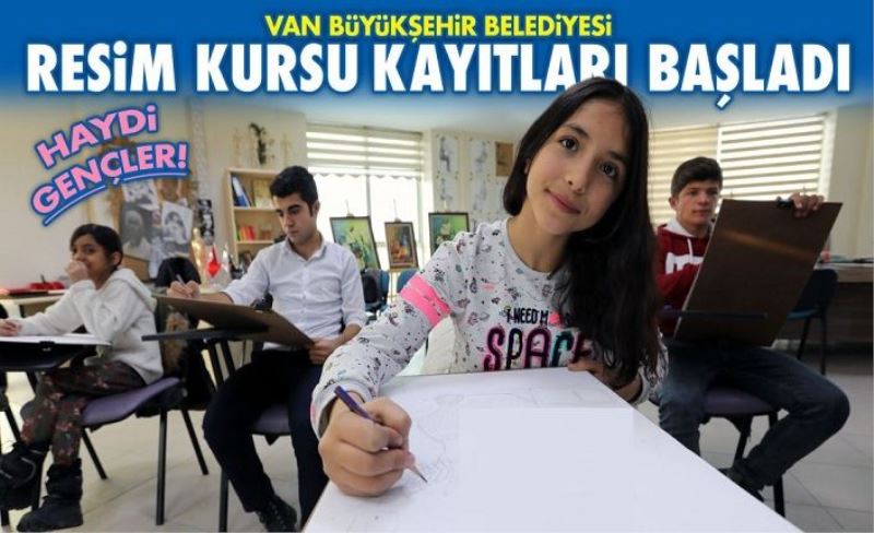 Büyükşehir’in resim kursu kayıtları başladı