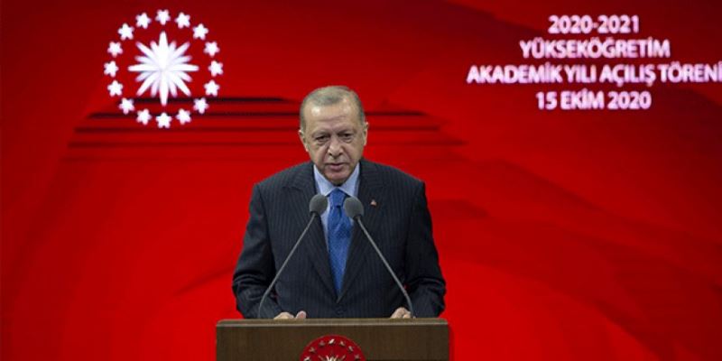 Cumhurbaşkanı Erdoğan Yükseköğretim Akademik Yılı Açılış Töreni'nde konuştu