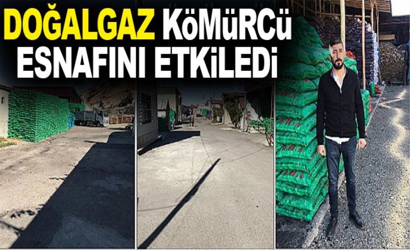 Doğalgaz, kömürcü esnafını etkiledi