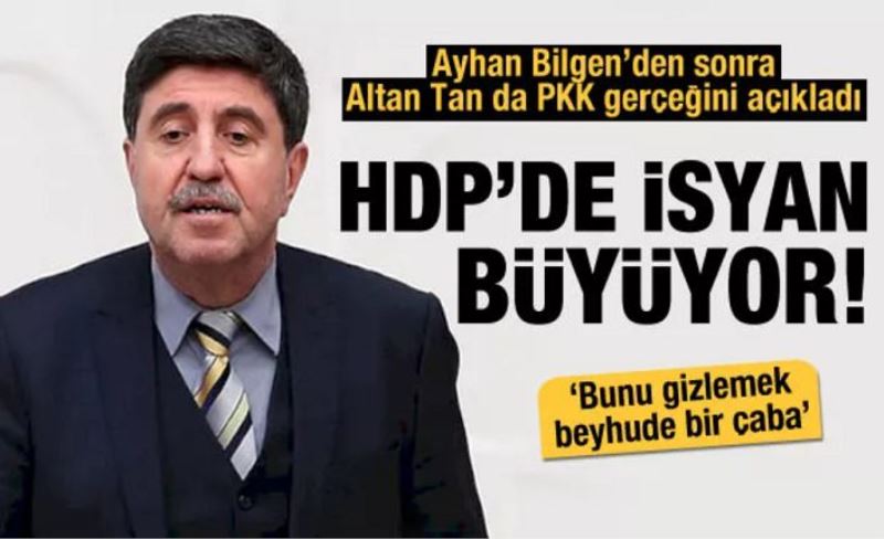 HDP'den istifa eden Tan: Partinin PKK ile bağı gizlenemez