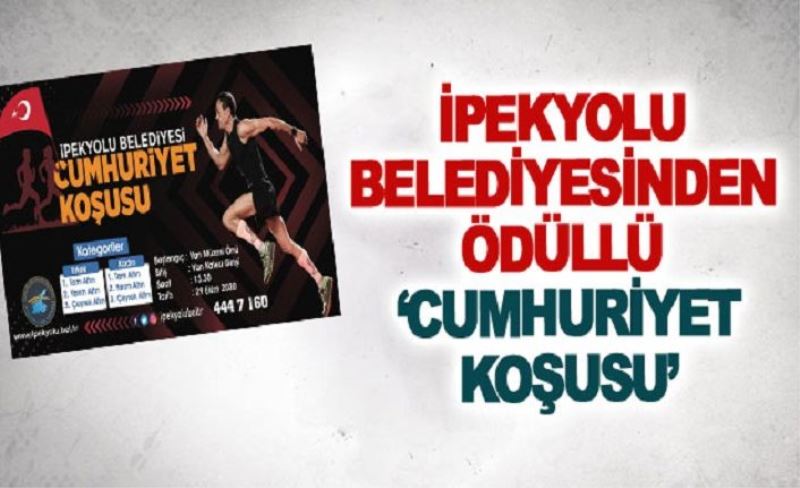 İpekyolu Belediyesinden ödüllü ‘Cumhuriyet Koşusu’