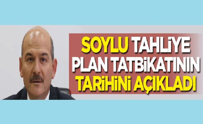 SOYLU VAN DEPREMİ İÇİN NE DEDİ?