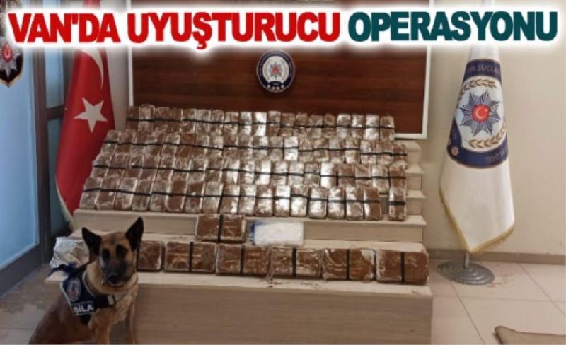 Van'da uyuşturucu operasyonu