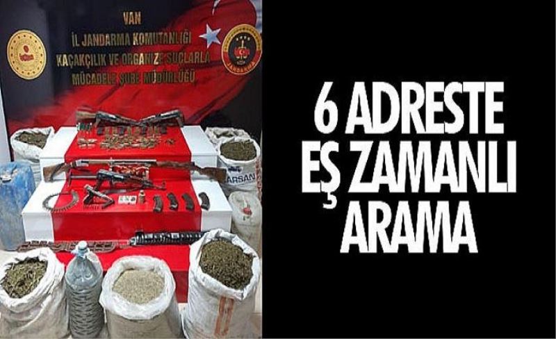 6 adreste eş zamanlı arama