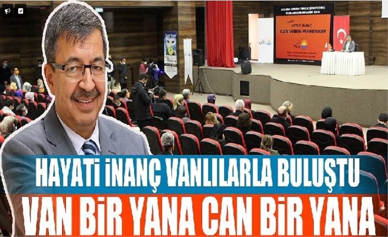 Araştırmacı- Yazar Hayat İnanç Vanlılarla buluştu