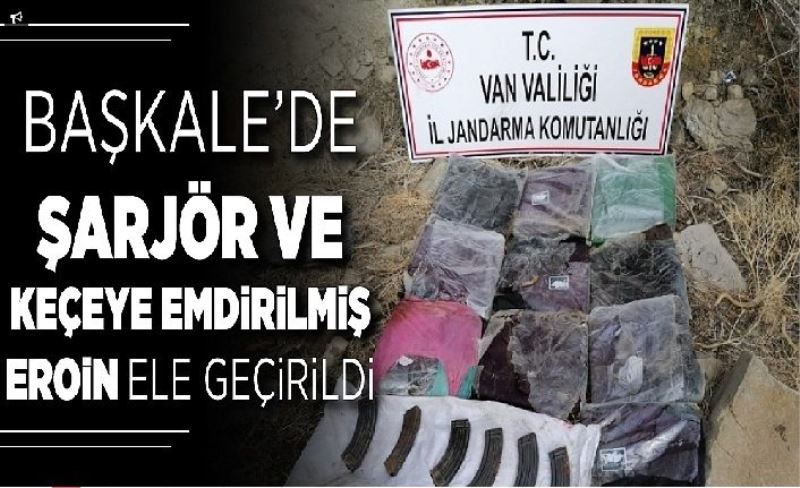 Başkale'de mühimmat ve uyuşturucu madde ele geçirildi