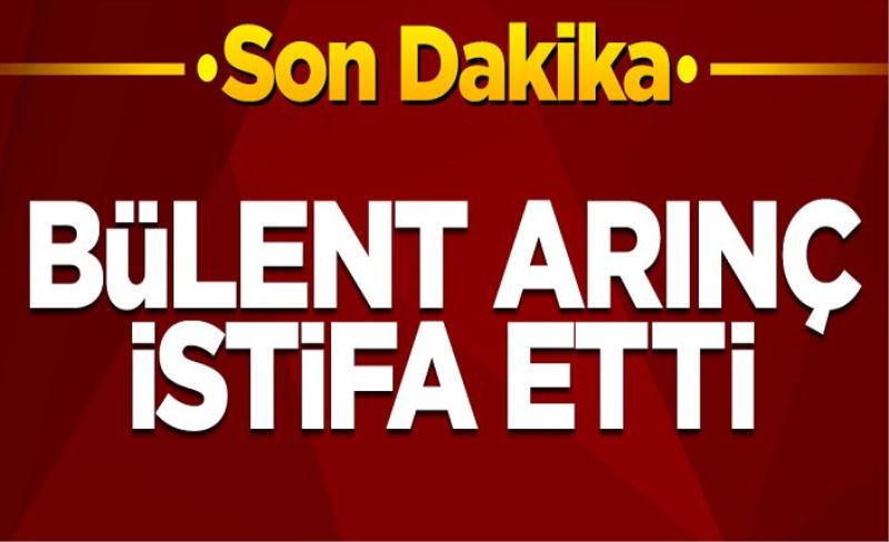 Bülent Arınç istifa etti