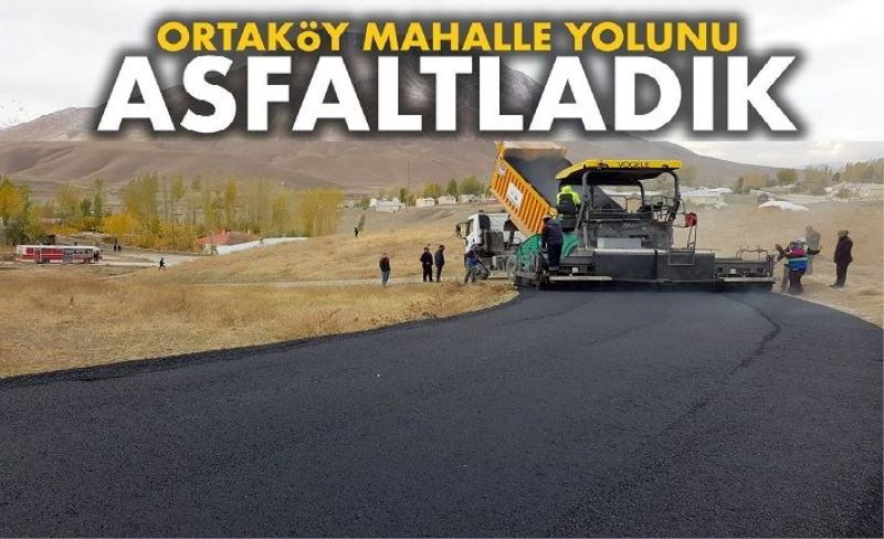 Büyükşehir Belediyesi'nin ilçelerdeki asfalt çalışmaları tamamlandı