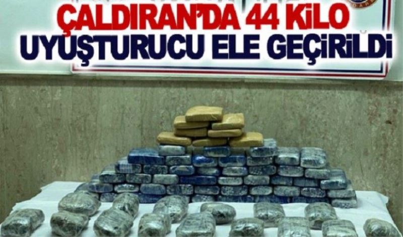 Çaldıran’da 44 kilo uyuşturucu ele geçirildi