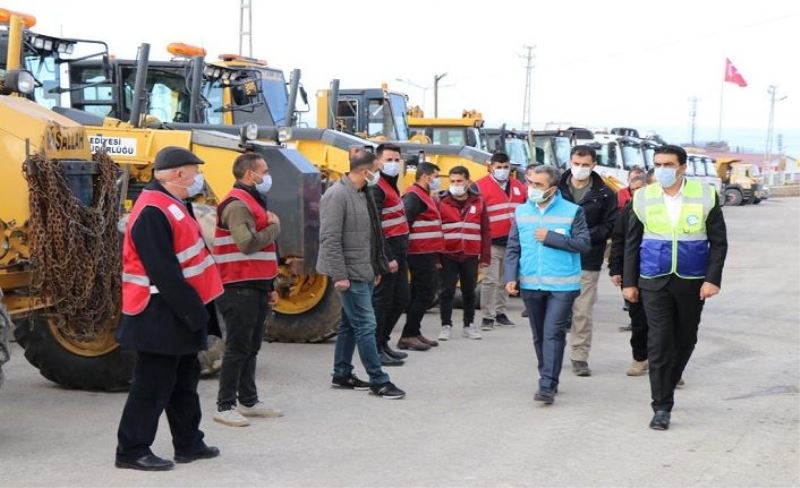 Edremit Belediyesi karla mücadele hazırlıklarını tamamladı