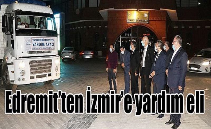 Edremit’ten deprem bölgesine yardım eli