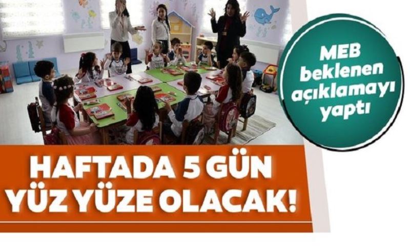 MEB'den anaokulları için son dakika kararı! Eğitim devam edecek