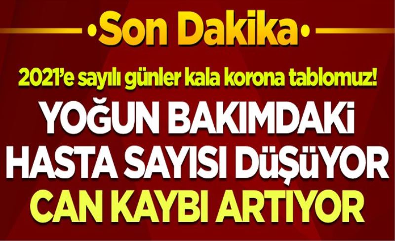 30 Aralık koronavirüs tablosu! Vaka, Hasta, ölü sayısı ve son durum açıklandı