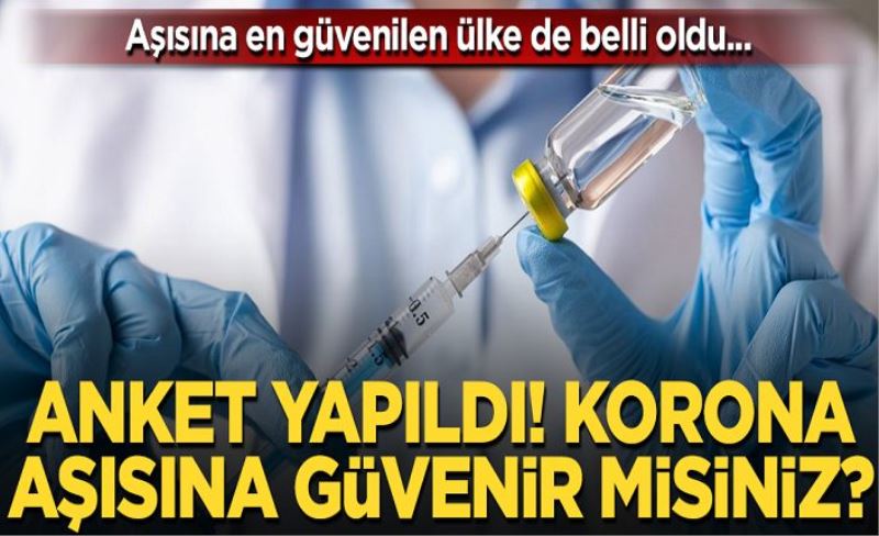 Anketler yapıldı! Koronavirüs aşısına güvenir misiniz?