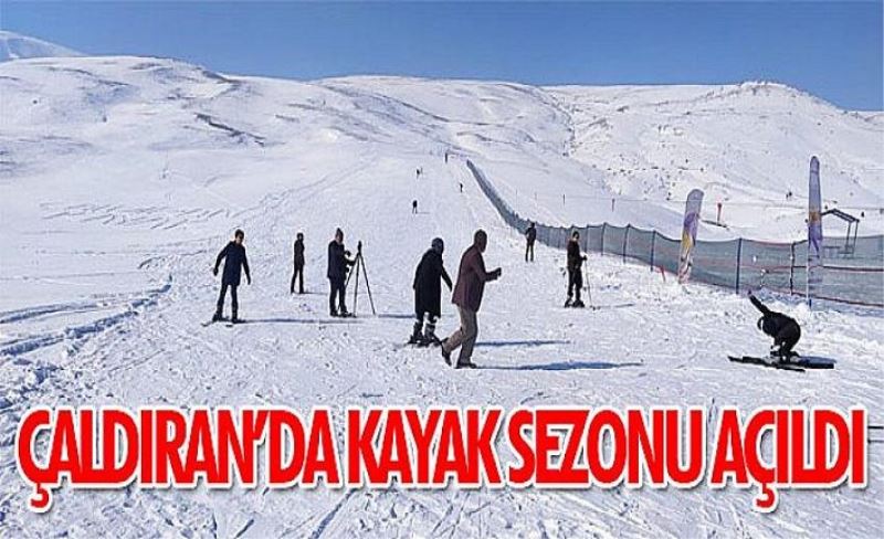 Çaldıran’da kayak sezonu açıldı