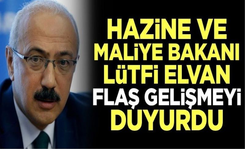 Hazine ve Maliye Bakanı Lütfi Elvan gelişmeyi duyurdu: 6 Bakan ile reform gündemini değerlendirdik