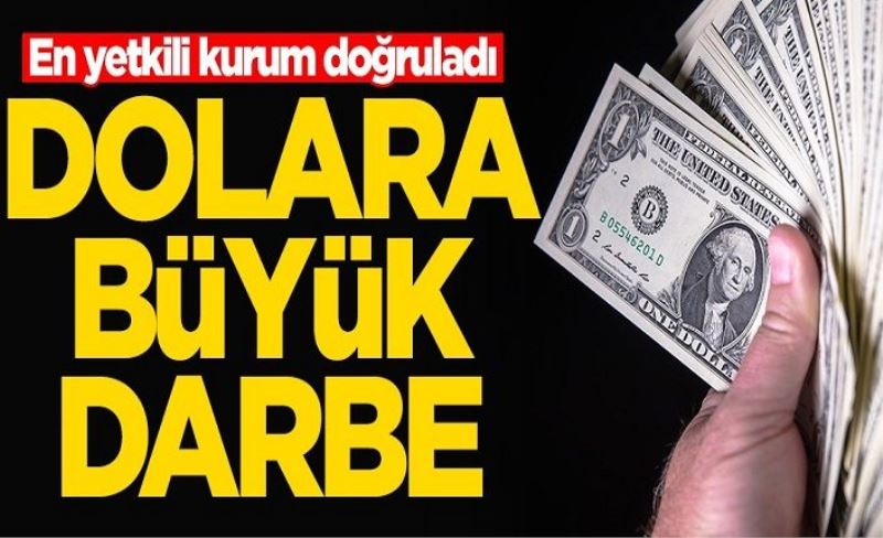 IMF doğruladı! Dolara büyük darbe