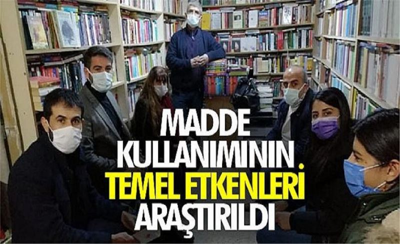 Madde kullanımının temel etkenleri araştırıldı